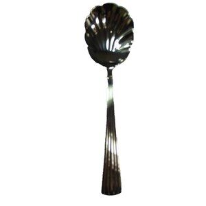 Reed & Barton Solid Shell Casserole Spoon TRINITY HALL 18/10 stainless 8.5"